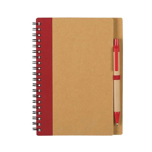 Eco-Inspired Spiral Notebook & Pen