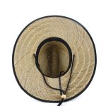 Domestic Straw Hat With Custom Patch