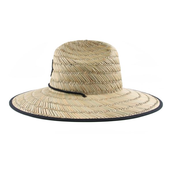 Domestic Straw Hat With Custom Patch