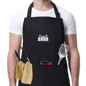 Black Full-Length Apron