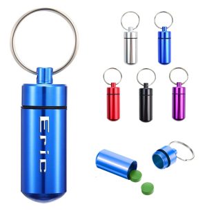 Keychain Pill Holder Bottle