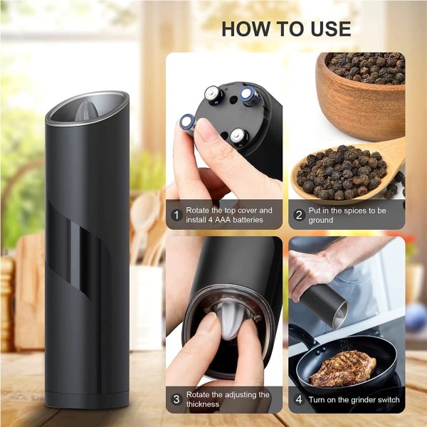 Electric Operated Gravity Pepper Grinder