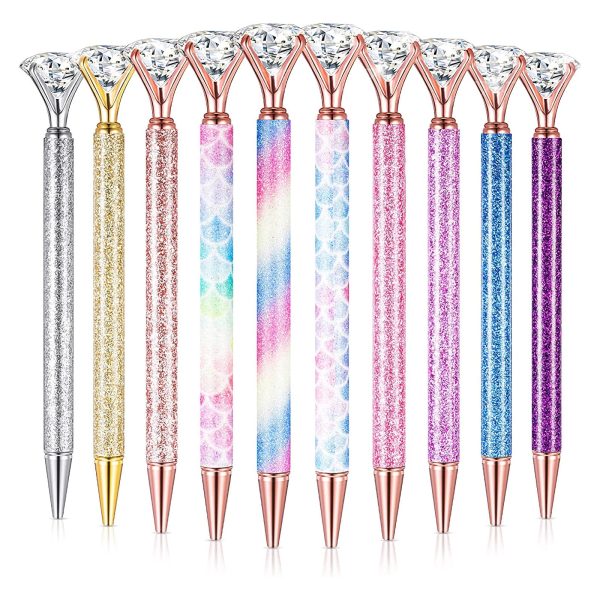 Diamond Crystal Metal Ballpoint Pen