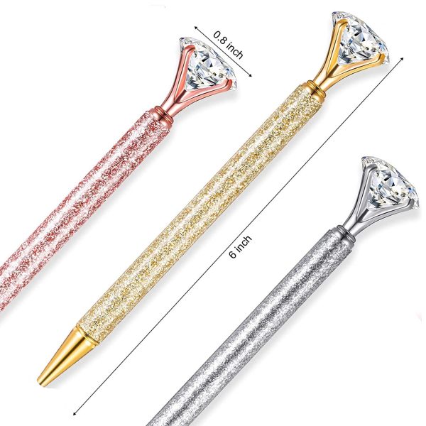 Diamond Crystal Metal Ballpoint Pen