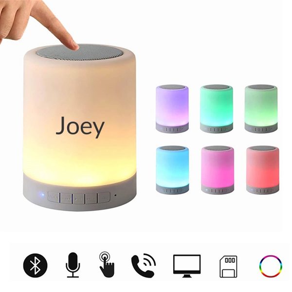 Elecstars Touch Bedside Lamp With Bluetooth Speaker