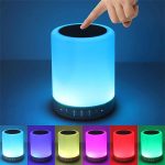 Elecstars Touch Bedside Lamp With Bluetooth Speaker