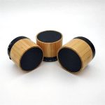 Solid Hand Carved Bamboo Wood Bluetooth Portable Speaker