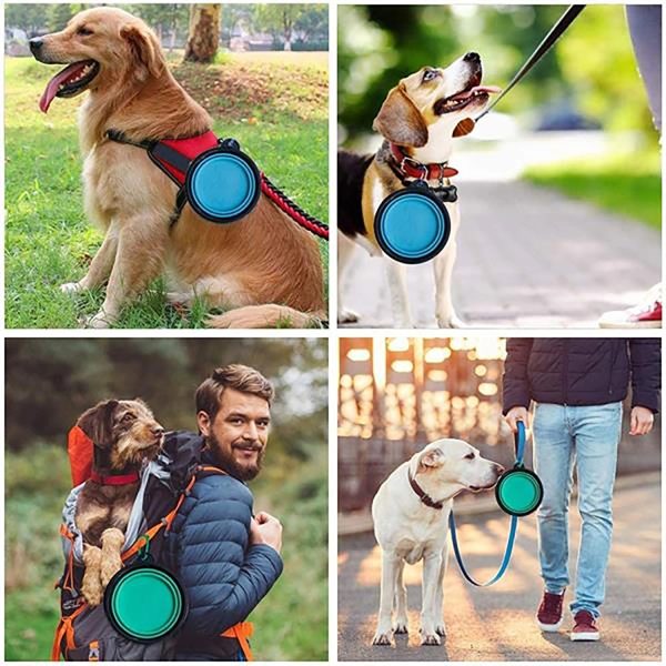 Collapsible Silicone Pet Bowls