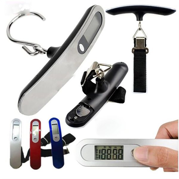 Digital Hanging 110Lb/50Kg Luggage Scale With Lcd Display