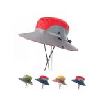 Folding Outdoor Sun Visor Net Wide Brim Beach Hat