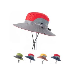 Folding Outdoor Sun Visor Net Wide Brim Beach Hat