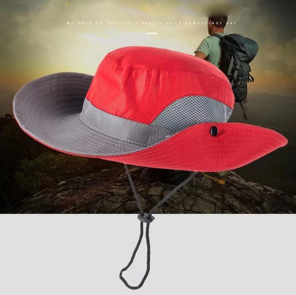 Folding Outdoor Sun Visor Net Wide Brim Beach Hat