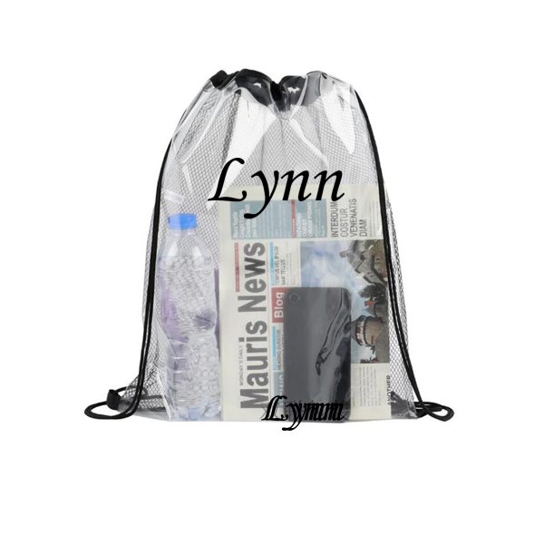 Clear Drawstring Bags