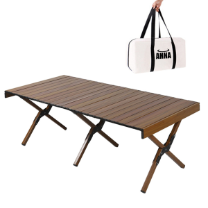 Portable 4-6 Person Roll-Up Picnic Table