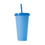 Reusable Color Changing Cup Plastic Tumblers With Lids