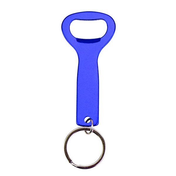 Flat Top Bottle Opener Keychain