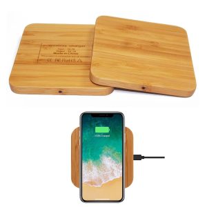 Panda Bamboo 5W Wireless Charger With Dual Usb Ports