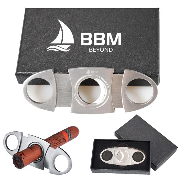 Stainless Steel Cigar Scissors Gift Box