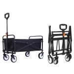 Folding Tibetan Blue Outdoor Camping Trolley