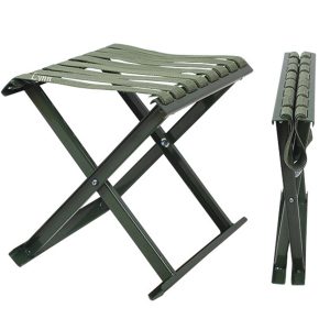 Outdoor Portable Folding Iron Oxford Stool