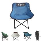 Outdoor Round Oxford Fabric Folding Chair