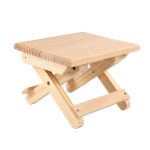 Solid Wood Portable Folding Stool