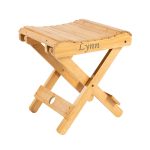 Solid Wood Folding Stool