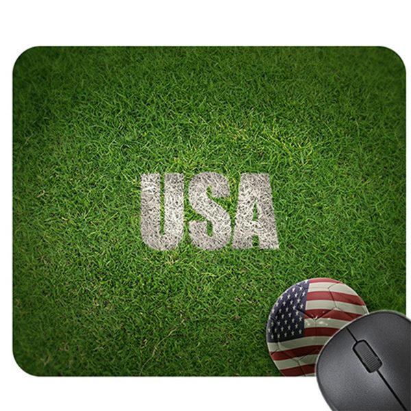 Soccer Field Pattern Rubber Non-Slip Thickened Mouse Pad