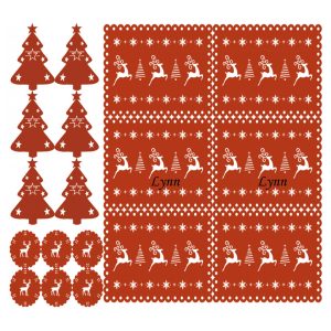 Christmas Felt Guest Mat Coaster Set