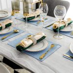 Double Layer Linen Placemat Table Mat