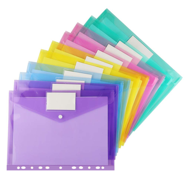 Plastic Envelope File Folders