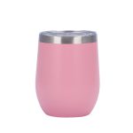 12 Oz. Double Wall Eggshell Cup With Lid