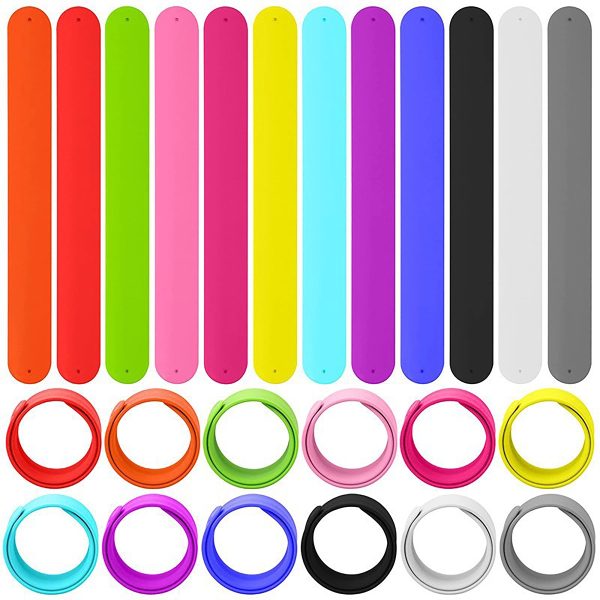 Rainbow Silicone Slap Soft Bracelets