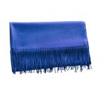 Solid Color Faux Cashmere Scarf Fringed Knit Shawls Custom