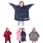 Kids Wearable Oversized Hoodie Sweatshirt Blanket