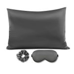 Silky Satin Pillow Covers With Hidden Zipper Set Of 3