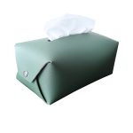 Modern Pu Leather Tissue Box Holder Napkin Organizer