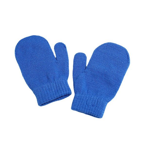 Children Toddler Winter Warm Knitted Mittens