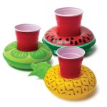 Pvc Inflatable Floating Coaster Cup Holder