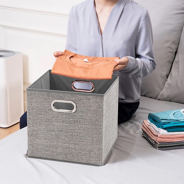 Fabric Metal Buckle Storage Box