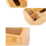 Bamboo And Wood Tissue Box