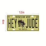 Metal Aluminum License Plate