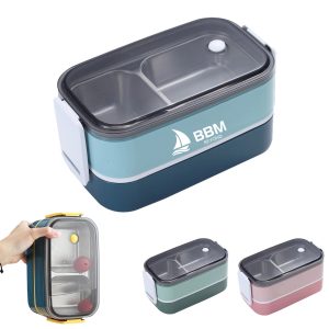 304 Stainless Steel Insulated Double Deck Lunch Box