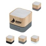 Bamboo Wooden Square Music Speake