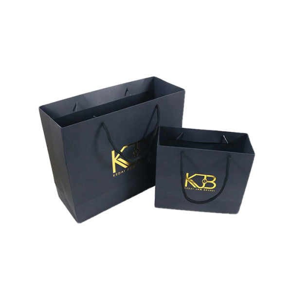 Custom Black Kraft Paper Bag