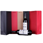 Eco-friendly Gift Paper Shopping Bag For Packaging Red Wine