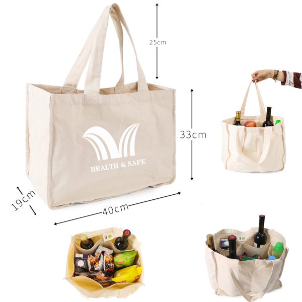 Canvas Shopping Bag With Custom Logo