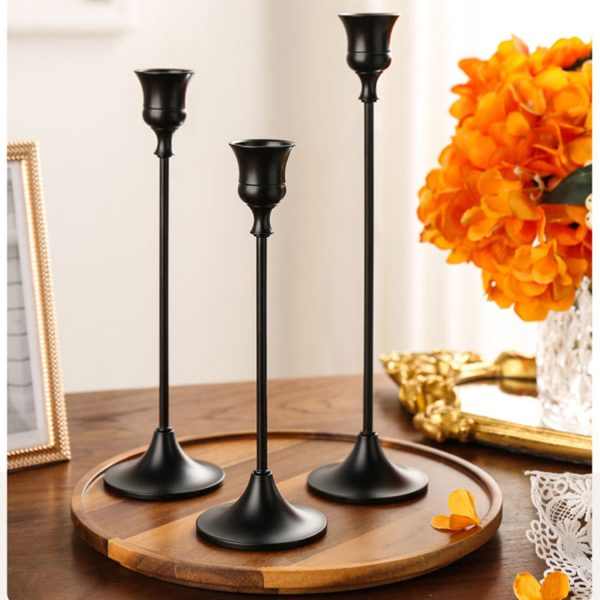 3Pcs/Set Candelabra Candle Holder