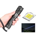 Rechargeable Tactical Flashlight Xhp50 Led