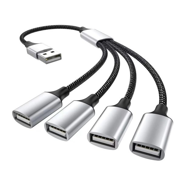 4-In-1 Usb Multi Port Data Splitting Adapter